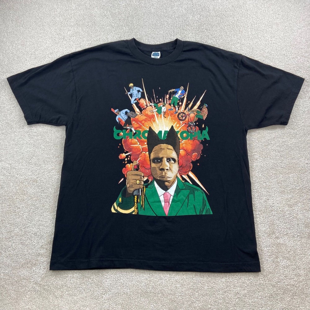 Tyler The Creator Chromakopia T-Shirt Men XL Black Graphic Tee Heavyweight